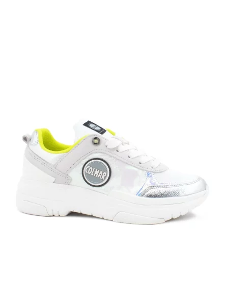 Sneakersy Colmar skórzane białe