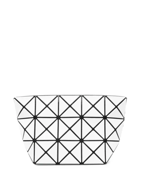 Geantă plic Bao Bao Issey Miyake cu imprimeu geometric alb