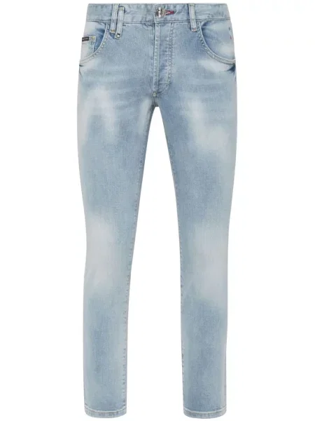Skinny fit traperice Philipp Plein plava