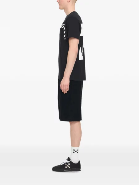 Tricou grafic Off-white cu imagine alb