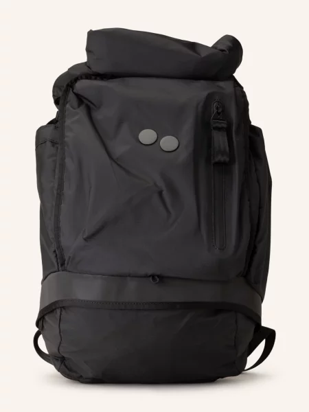 Pinqponq Plecak Komut Medium Z Kieszenią Na Laptop schwarz czarny