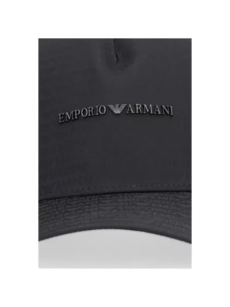 Emporio Armani czapka z daszkiem czarna
