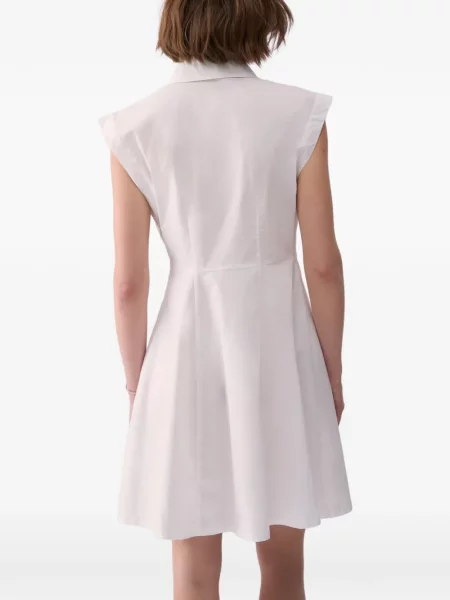 Rochie mini Liu Jo din poplin alb