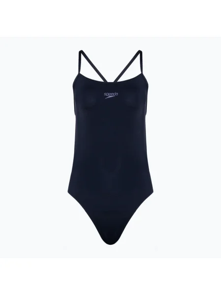 Costum de baie dintr-o bucată pentru femei Speedo Endurance+ Thinstrap true navy albastru închis