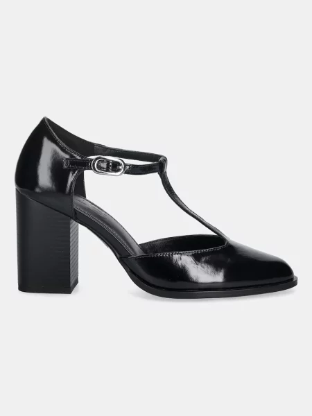 Кожаные туфли Answear.lab черные