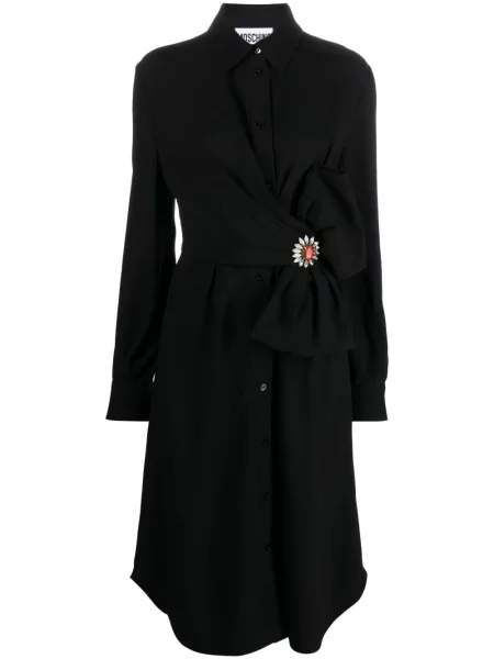 Rochie tip cămașă Moschino cu funde