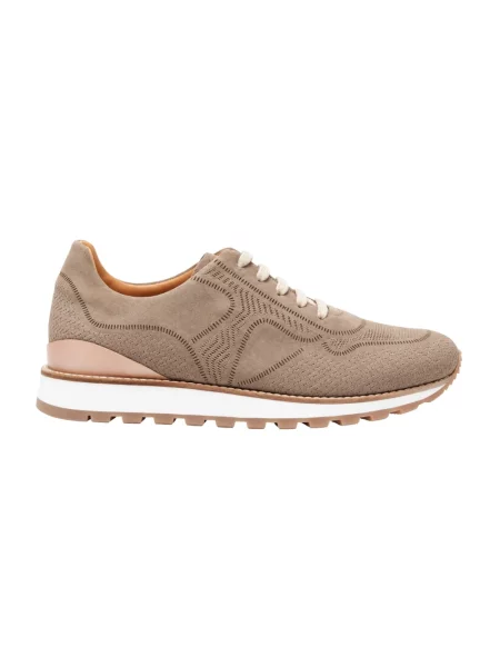 Sneakersy Testoni beżowe