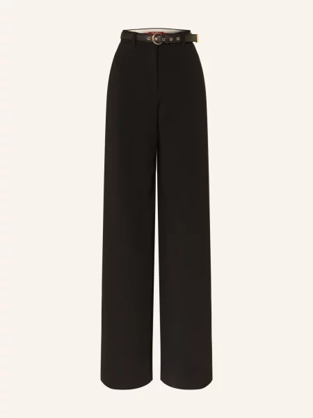 Max Mara Studio Spodnie Amico schwarz czarne