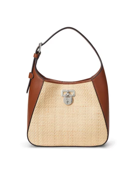 Ročna torba LAUREN RALPH LAUREN rjava