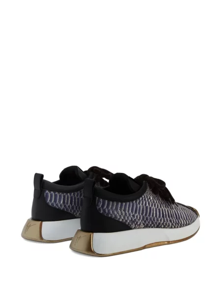 Sneakerși Giuseppe Zanotti cu imagine negru