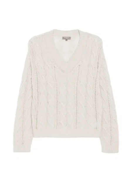 Top N.peal tricotate cu decolteu în V