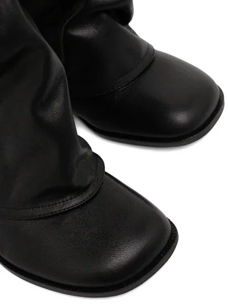 Botine Naked Wolfe cu cataramă negru