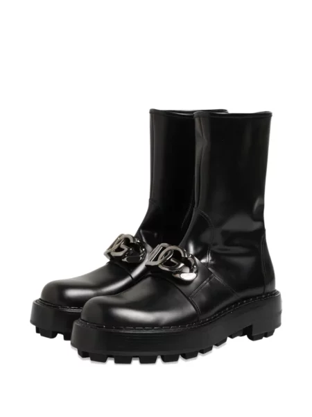 Botine Dolce & Gabbana cu autograf negru