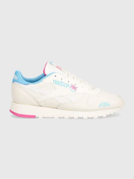 Шкіряні кросівки Reebok Classic Classic Leather бежевий