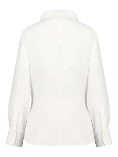 Cămașă Stella Mccartney din poplin lungă alb