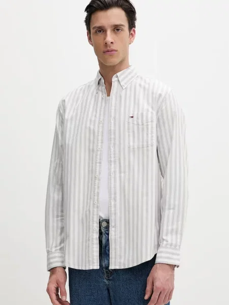 Tommy Jeans srajca siva