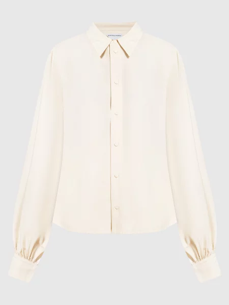Блузка Bottega Veneta бежевая