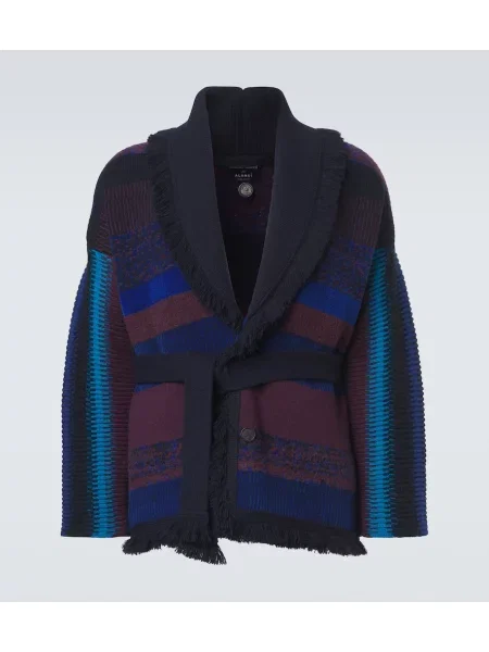 Cardigan Giorgio Armani din cașmir albastru
