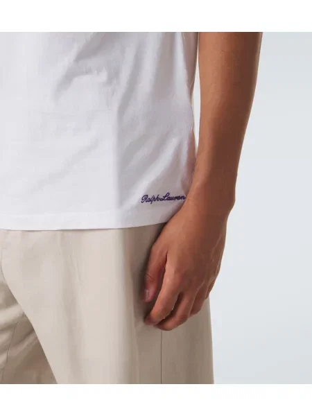 Džerzej tričko Ralph Lauren Purple Label biela