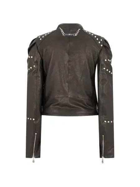 Geanta de piele John Richmond negru