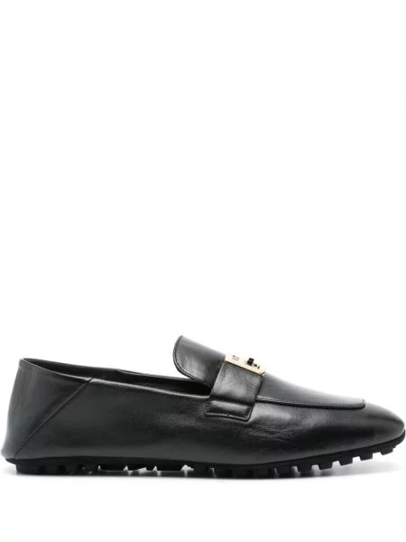 Pantofi loafer Fendi din piele negru