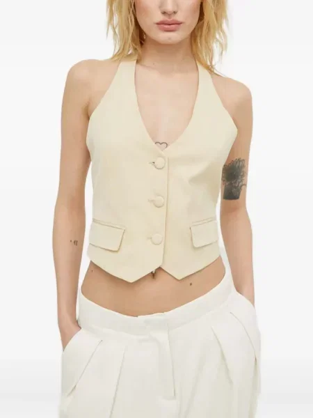 Kamizelka Ba&sh z dekoltem halter