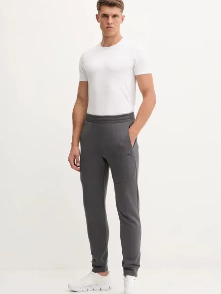 Спортивні штани Puma з принтом сірий