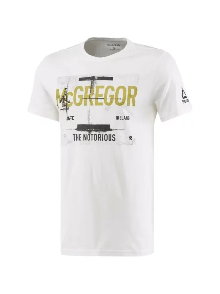 Tricou Reebok cu imagine alb