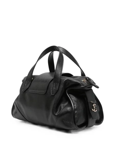 Geantă shopper Jimmy Choo din piele negru