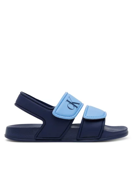 Sandały Calvin Klein Jeans niebieskie