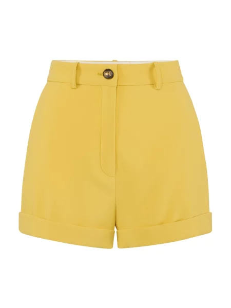 Szorty Elisabetta Franchi żółte