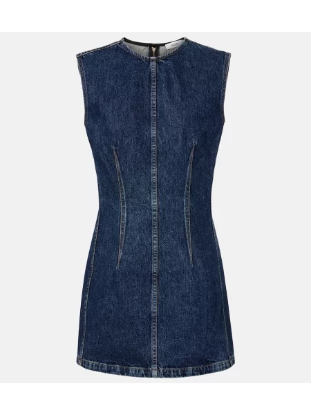 Sukienka jeansowa Agolde niebieska