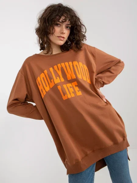 Hanorac Fashionhunters maro