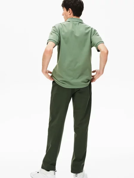 Поло Lacoste зеленое