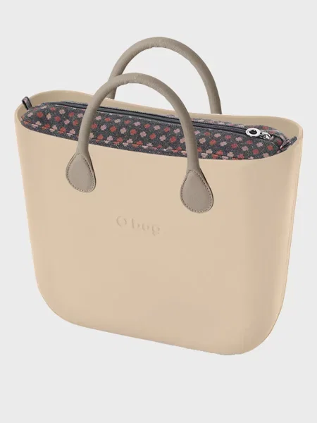 Классическая сумка O Bag бежевая