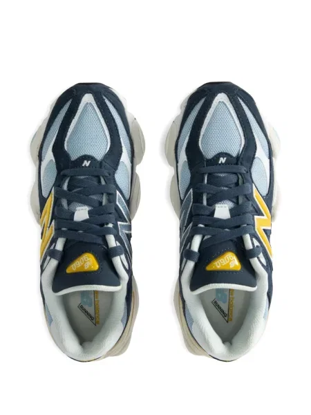 Sneakerși New Balance cu șireturi din dantelă albastru