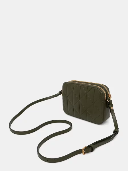 Calvin Klein torebka crossbody z imitacji skóry zielona
