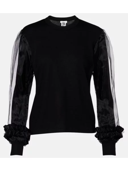 Pulover Noir Kei Ninomiya de lână negru