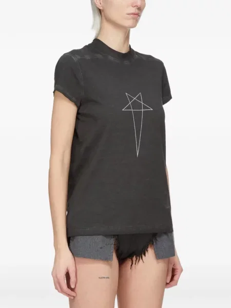Tricou Rick Owens Drkshdw cu imagine negru