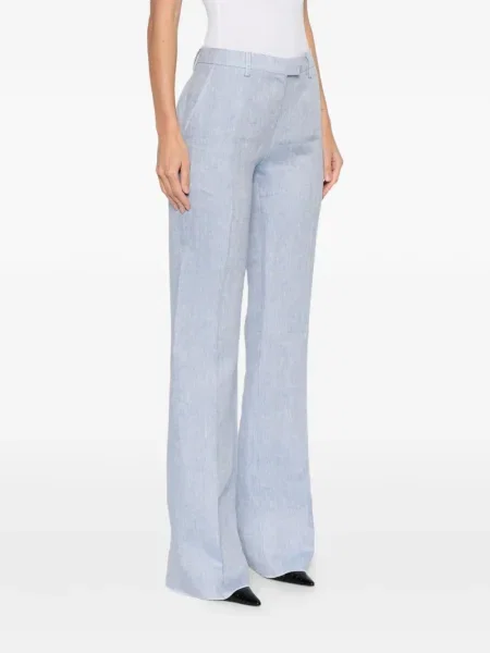 Pantaloni Etro de in cu buzunare laterale albastru