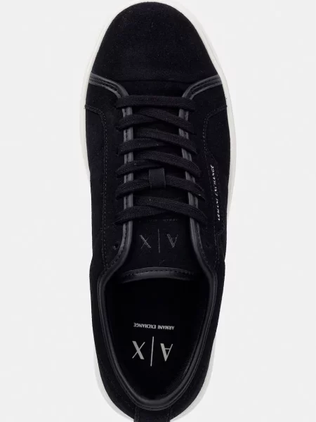 Замшевые кроссовки Armani Exchange