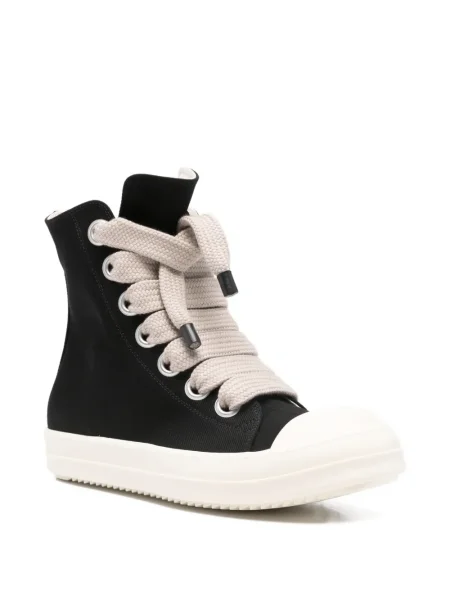 Sneakerși Rick Owens Drkshdw cu șireturi din dantelă negru