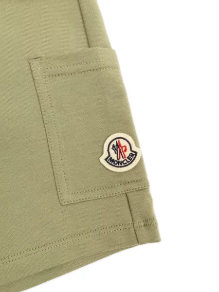 Szorty dziecięce Moncler Enfant zielone