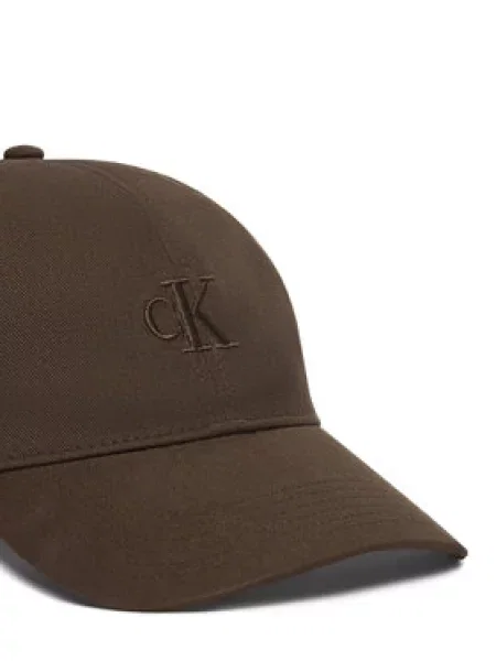 Šiltovka Calvin Klein s výšivkou sivá