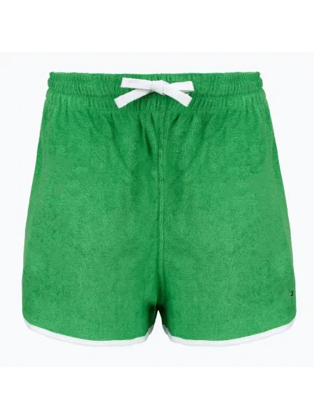 Pantaloni scurți pentru femei Tommy Hilfiger Terry Shorts radiant green verde