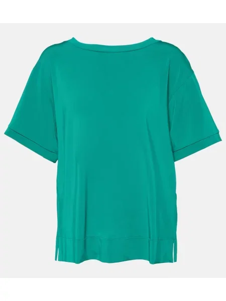 Top Max Mara din jerseu verde