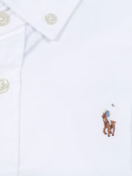 Koszulka polo dziecięca Polo Ralph Lauren biała