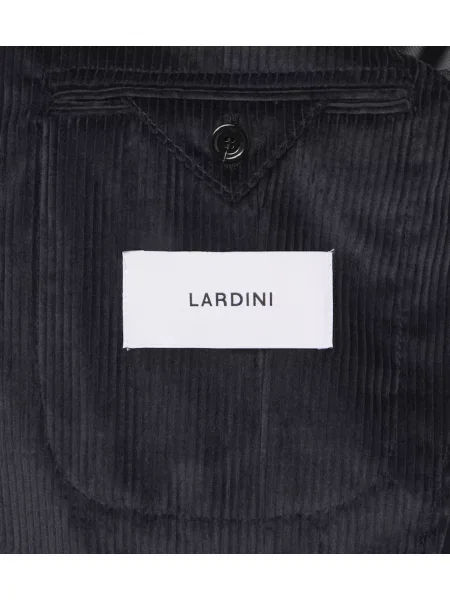Costum Lardini de catifea cord albastru