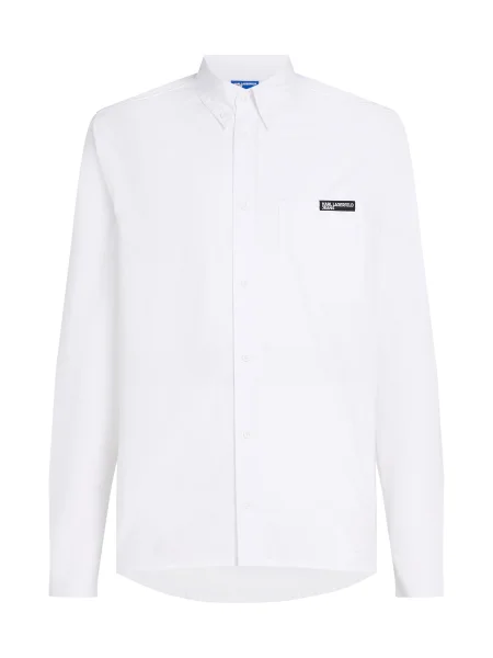KARL LAGERFELD JEANS Košile Poplin' bílá