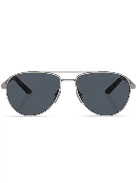 Ochelari de soare Prada Eyewear cu imagine argintiu